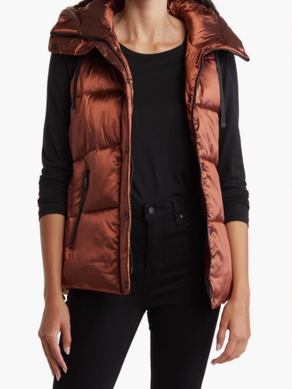 Sam Edelman Copper Puffer Vest